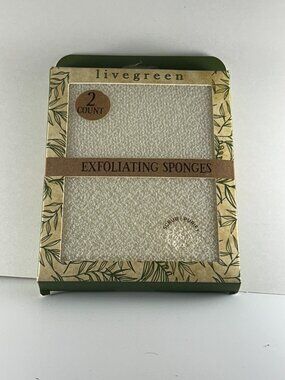 livegreen exfoliating sponges